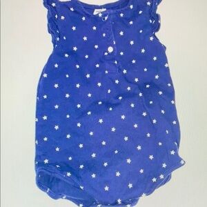 Blue Starry Kids Romper
